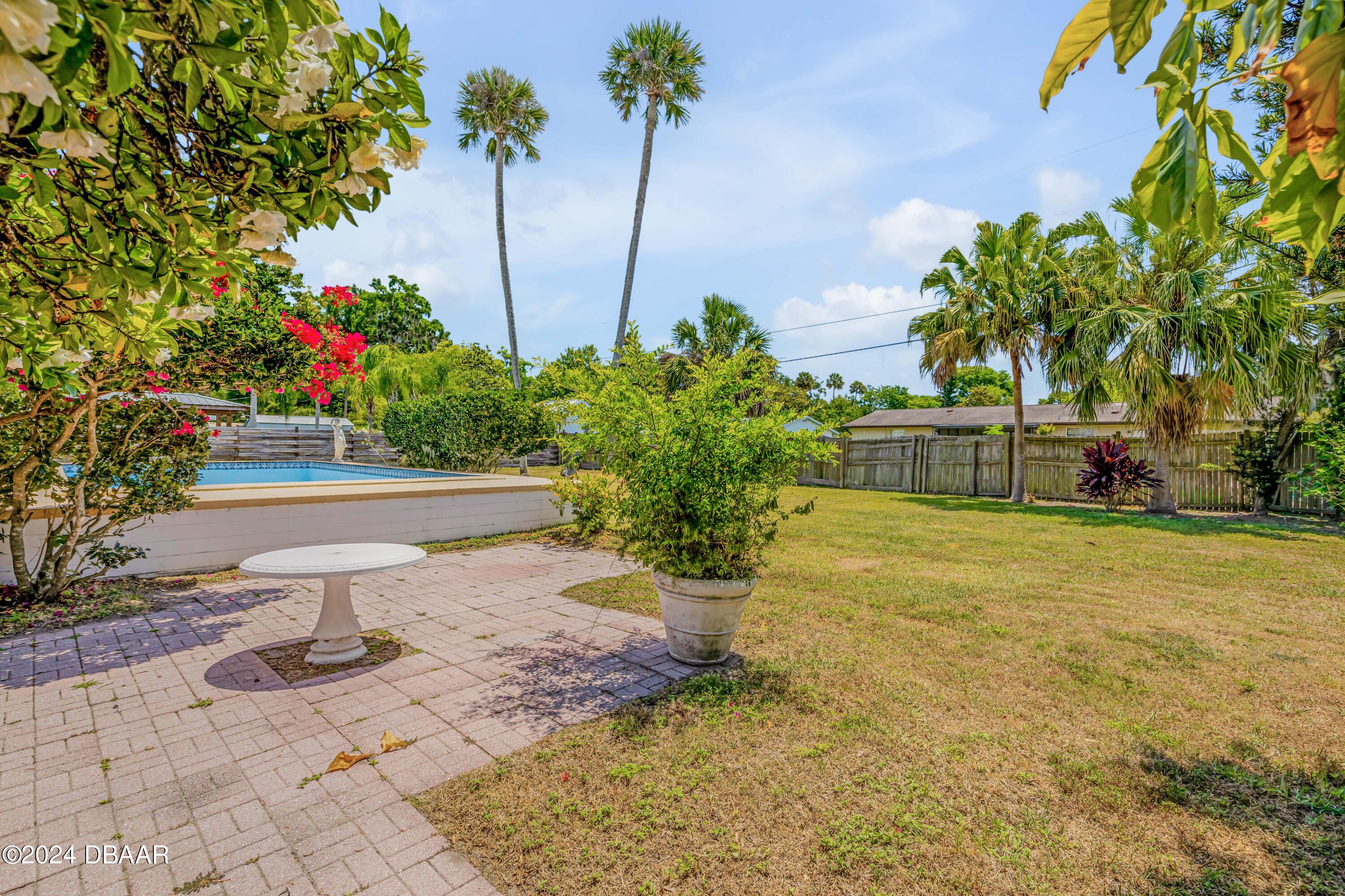 909 Pineapple Road South Daytona, FL 32119 - Photo 57 of 68 Back Yard 1