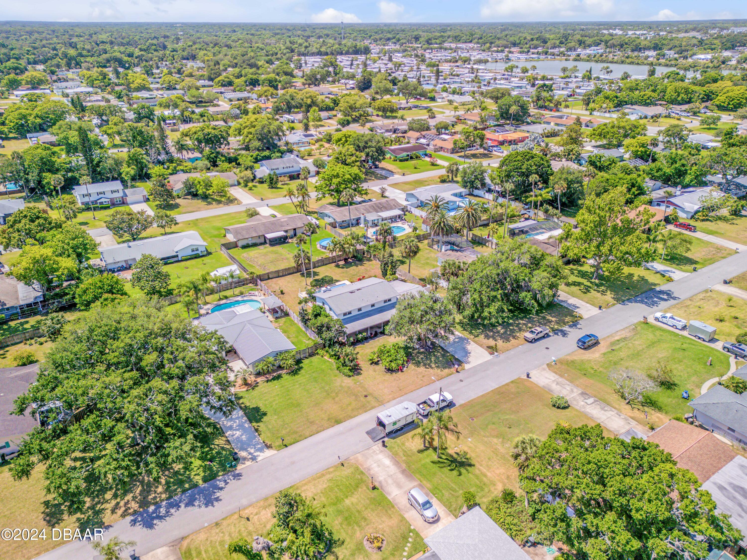909 Pineapple Road South Daytona, FL 32119 - Photo 62 of 68 Roadfront Aerial 1