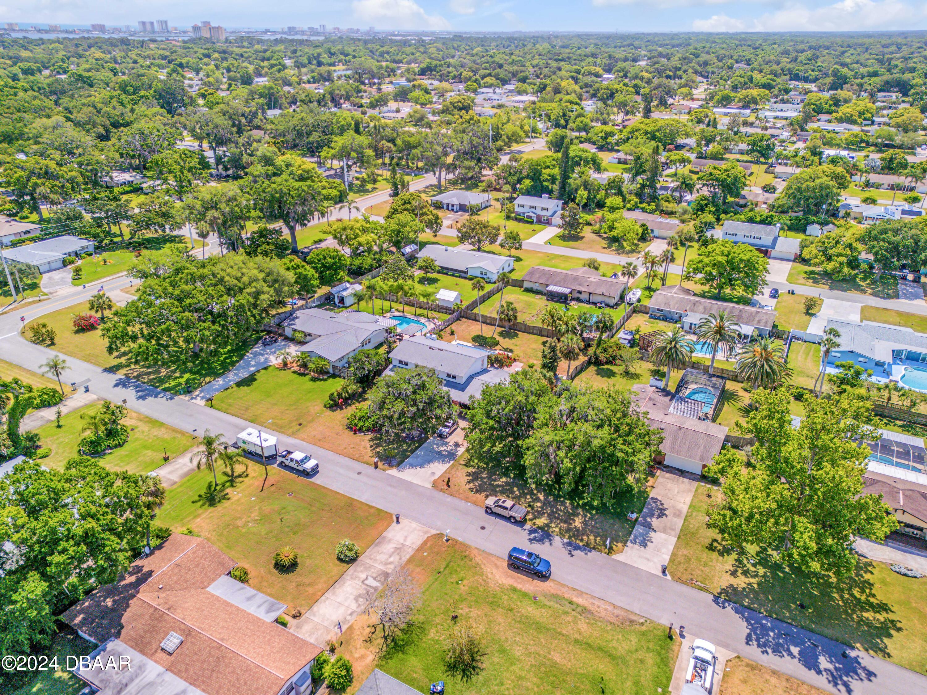 909 Pineapple Road South Daytona, FL 32119 - Photo 63 of 68 Roadfront Aerial 2