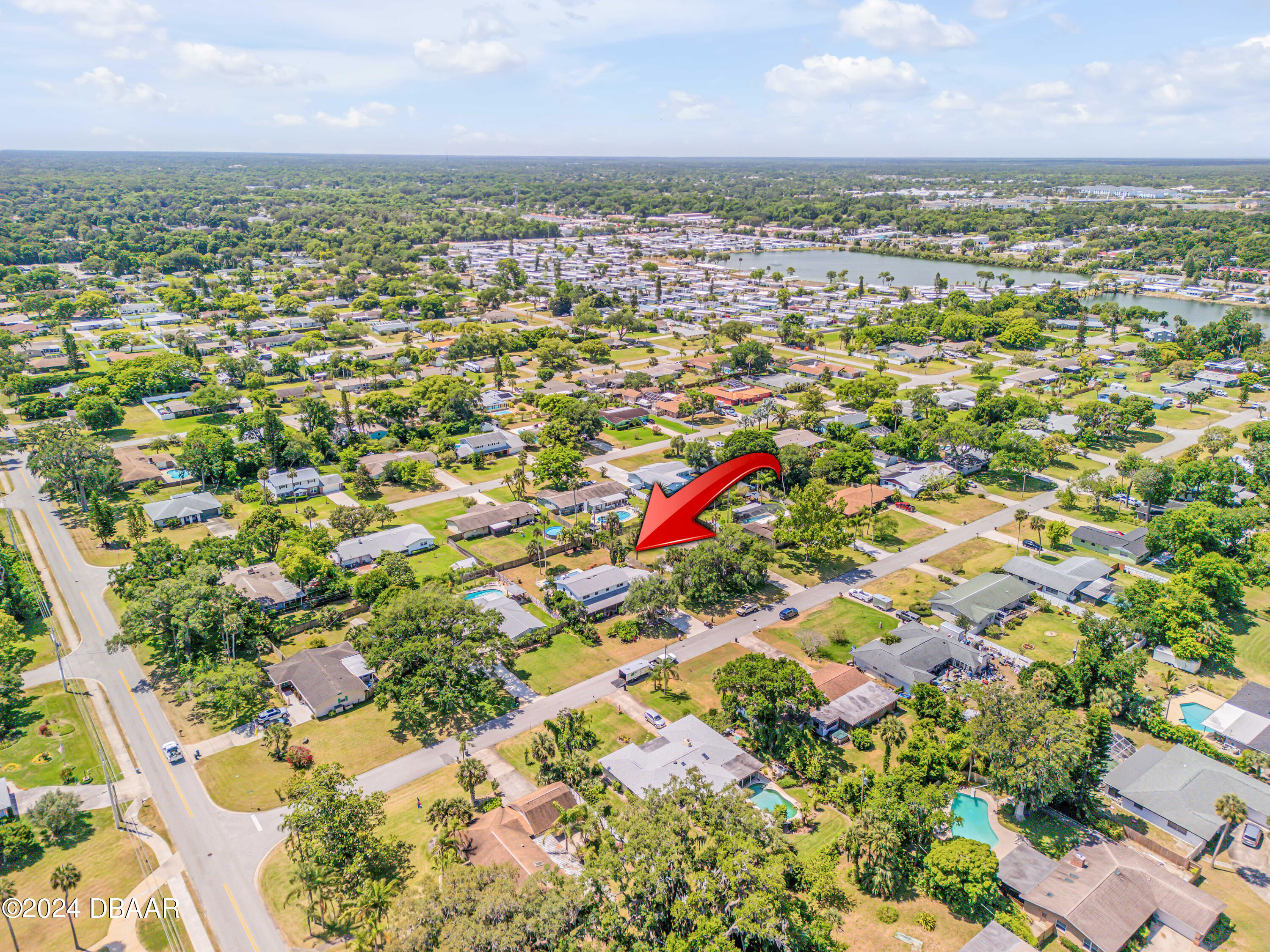 909 Pineapple Road South Daytona, FL 32119 - Photo 68 of 68 e - Aerial (9)