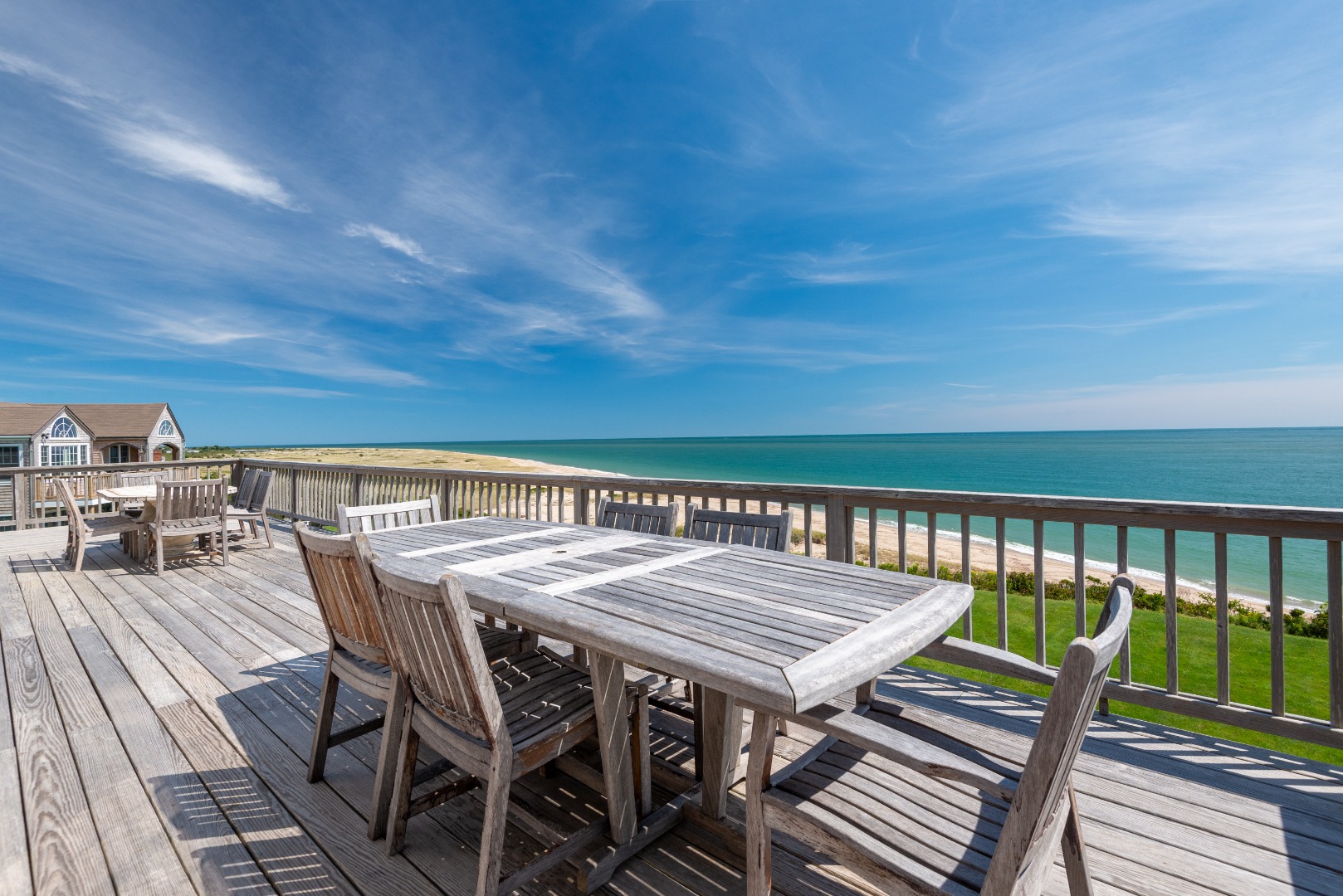 1 Reeds Way Nantucket, MA 02554 - Photo 14 of 51 a view of a chairs and table on the roof deck
