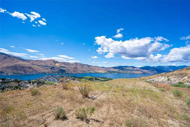 a view of a yard with an empty space
