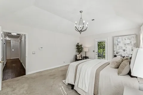 a workspace with furniture and a window