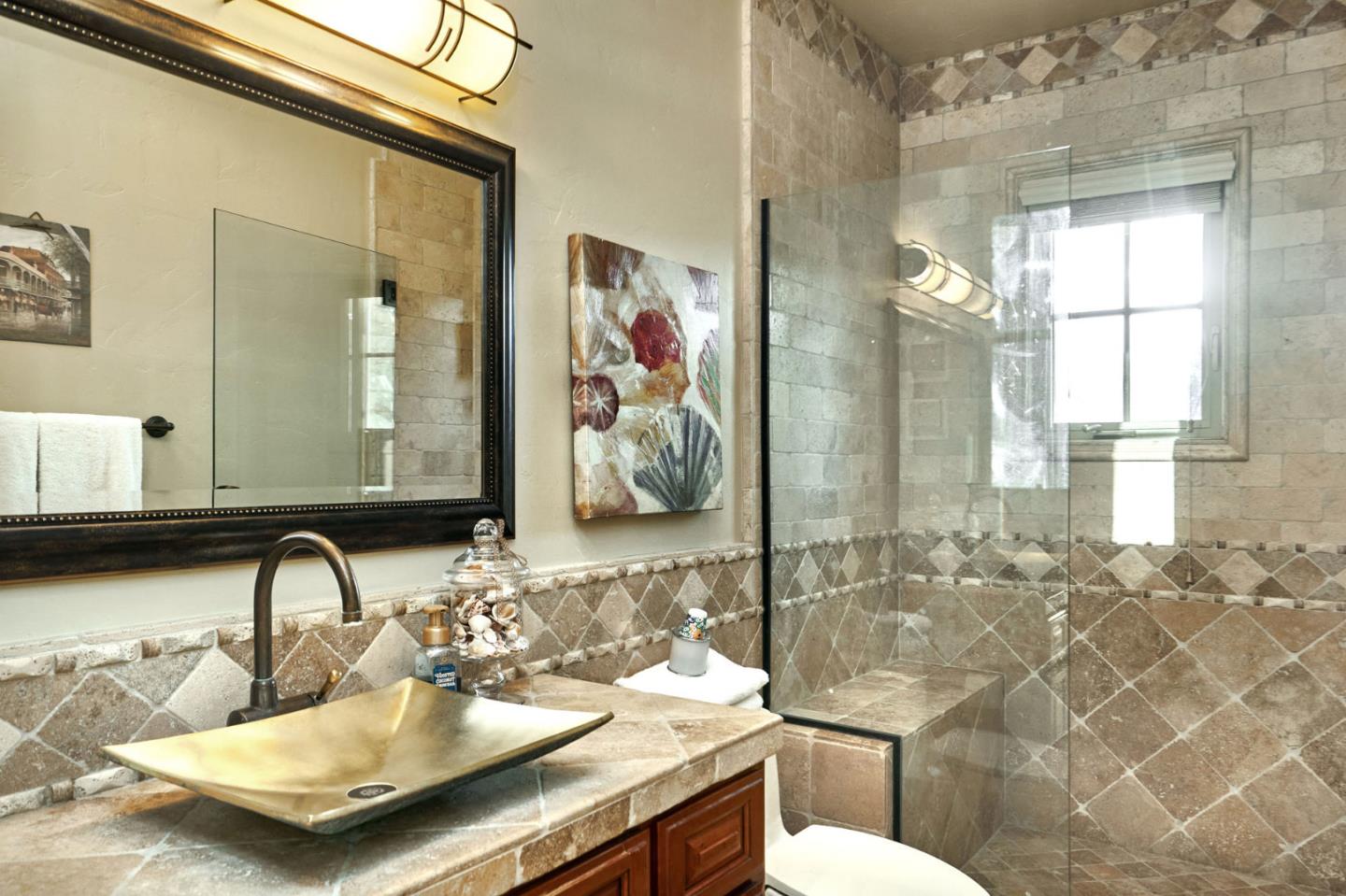 13800 Watsonville Road Morgan Hill, CA 95037 - Photo 43 of 74 a bathroom with a sink and a mirror