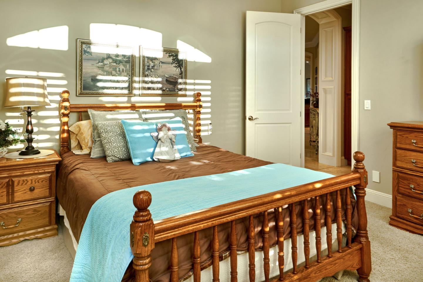 13800 Watsonville Road Morgan Hill, CA 95037 - Photo 44 of 74 a bed sitting in a bedroom next to a window