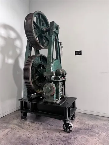 a room with gym equipment