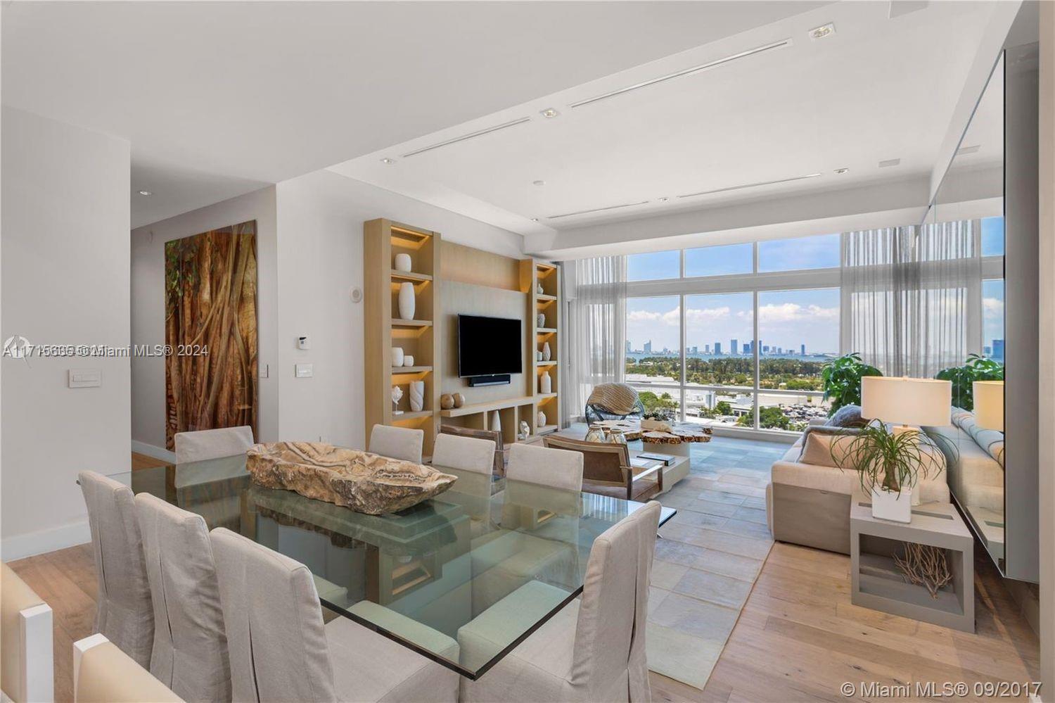 102 24th Street, Unit PH1617 Miami Beach, FL 33139 - Photo 4 of 28 a living room with furniture and a flat screen tv