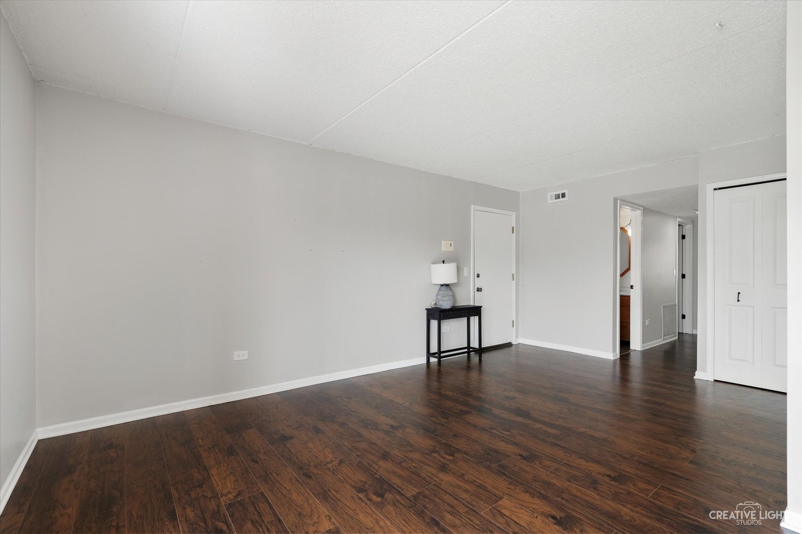 1239 Chalet Road, Unit 200 Naperville, IL 60563 - Photo 4 of 16 a view of an empty room with wooden floor and a window