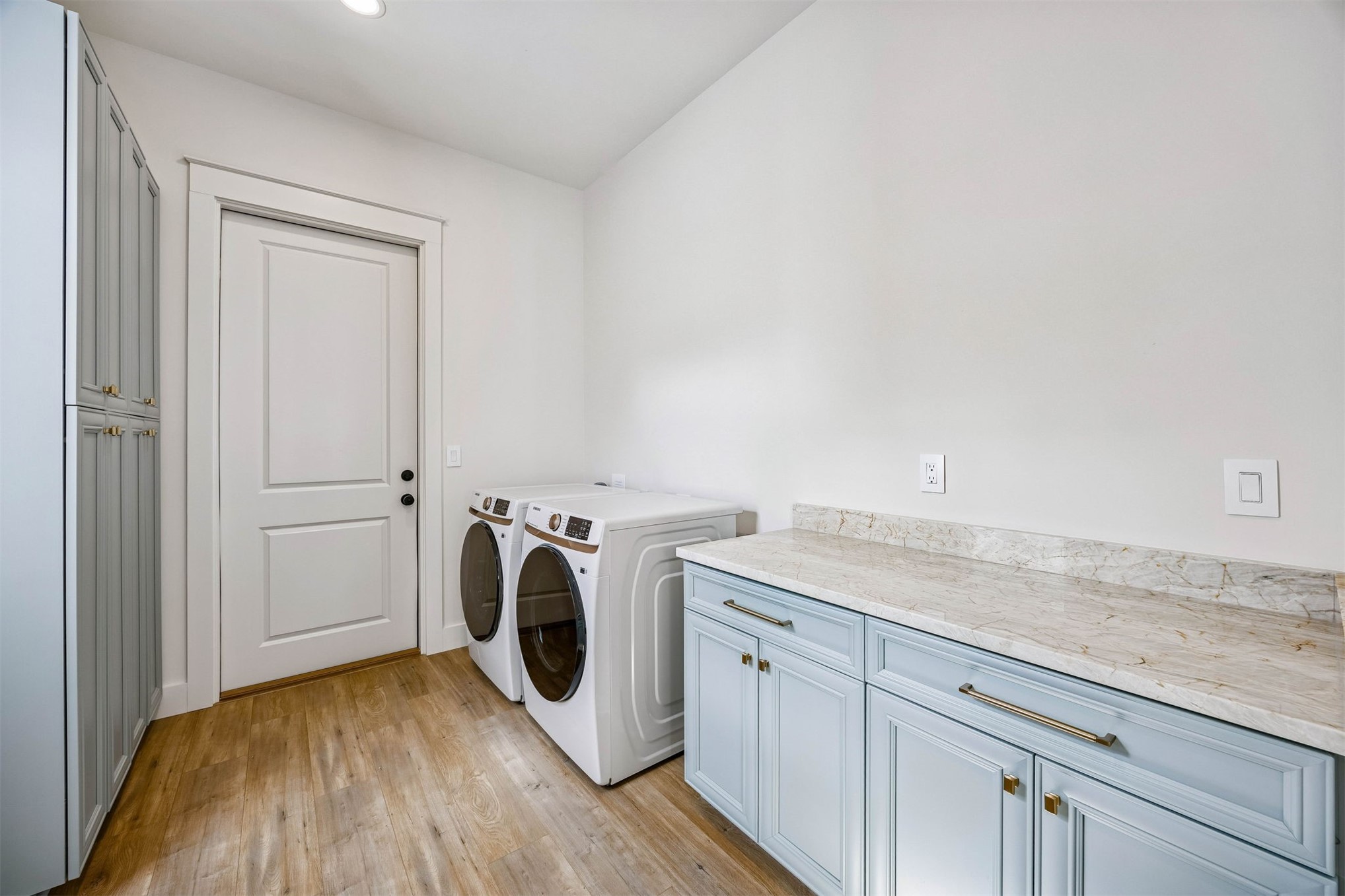 424 South 3rd Street Fernandina Beach, FL 32034 - Photo 27 of 38 a view of a storage and utility room with washer and dryer