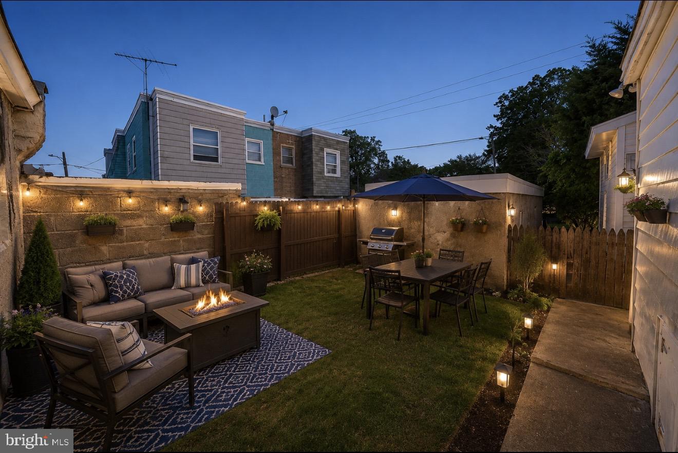 169 Overhill Road Upper Darby, PA 19082 - Photo 9 of 69 a patio with patio a couch and chairs