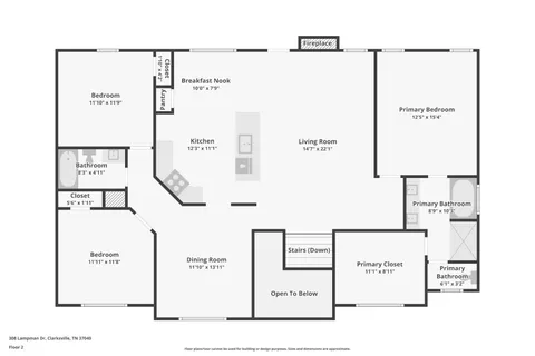 $447,400 | 794 Carrillo Drive, Clarksville, TN 37040