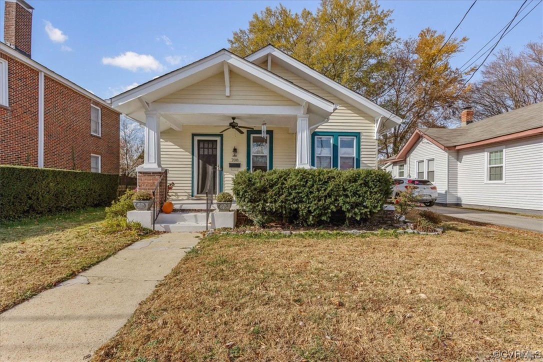 708 Hamilton Avenue Colonial Heights, VA 23834 - Photo 1 of 32 a front view of a house with a yard