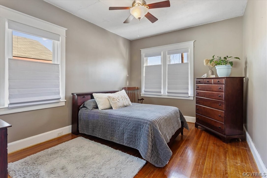 708 Hamilton Avenue Colonial Heights, VA 23834 - Photo 25 of 32 a bedroom with a bed and wooden floor