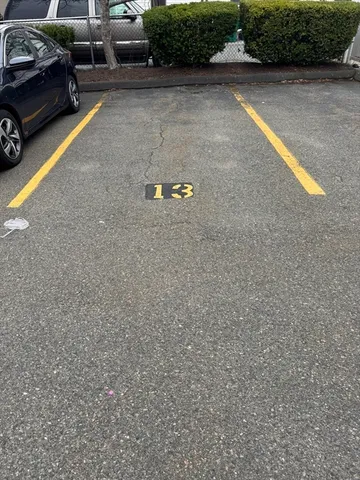 a view of outdoor space with parking