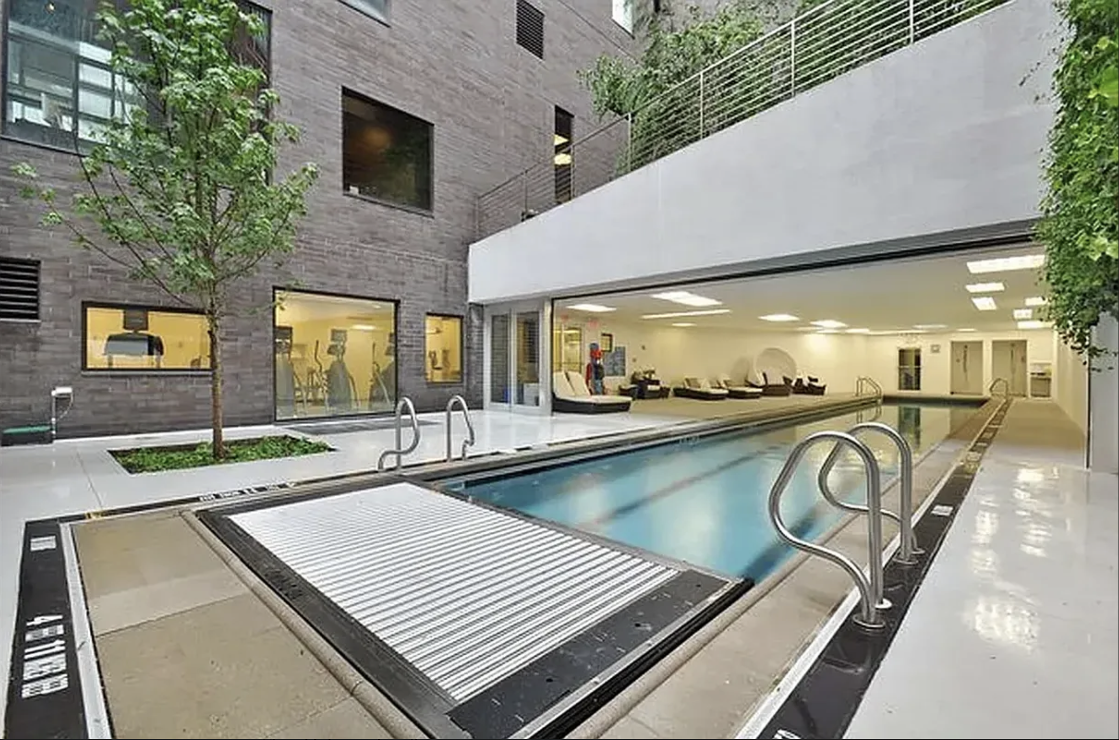 100 11th Avenue, Unit 11B Manhattan, NY 10011 - Photo 12 of 19 swimming pool with outdoor seating