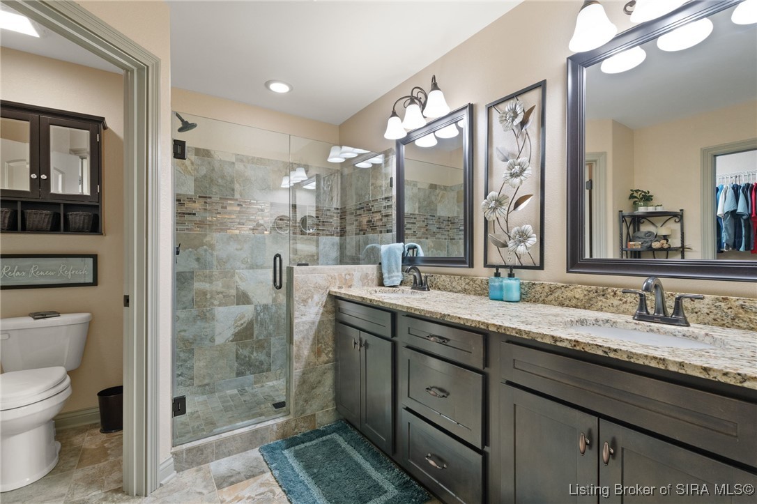 2046 Alonzo Smith Road Georgetown, IN 47122 - Photo 44 of 87 Main Bathroom
