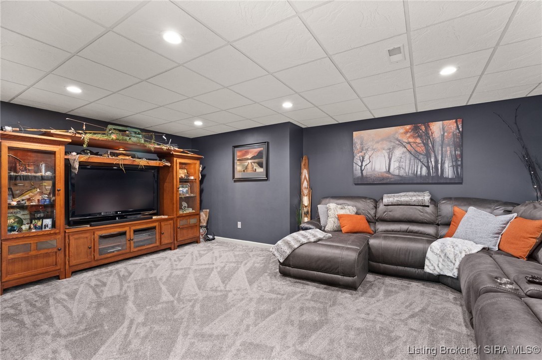 2046 Alonzo Smith Road Georgetown, IN 47122 - Photo 6 of 87 Lower Level Family Room