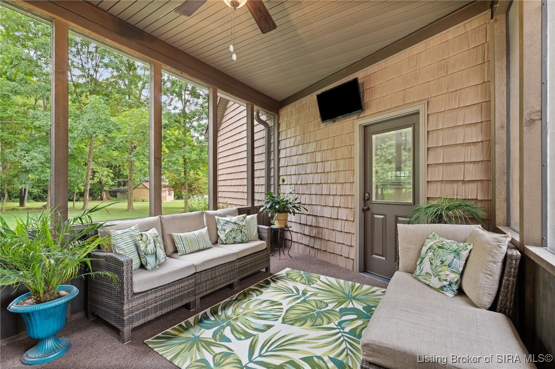 2046 Alonzo Smith Road Georgetown, IN 47122 - Photo 62 of 87 Screened porch