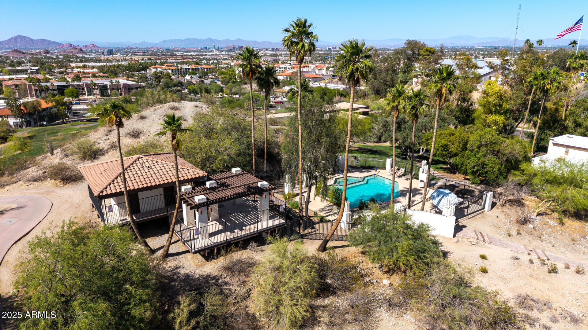8635 South 48th Street, Unit 3 Phoenix, AZ 85044 - Photo 24 of 24 an aerial view of a house with a yard and lake view