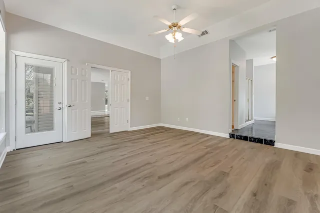 a view of a house with a swimming pool