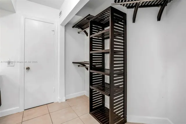 a view of walk in closet