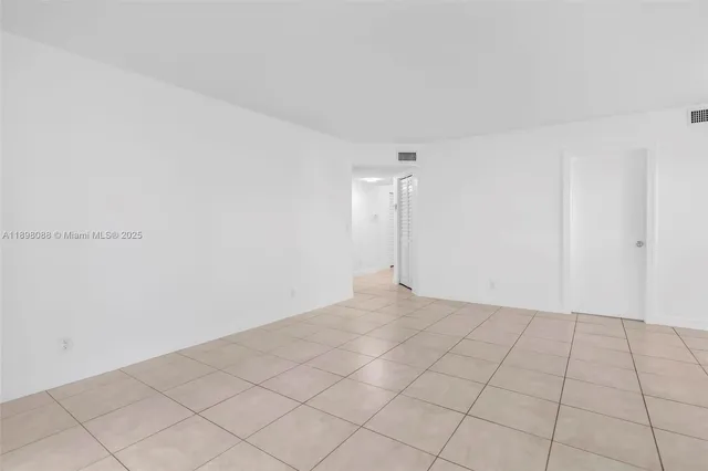 a view of an empty room