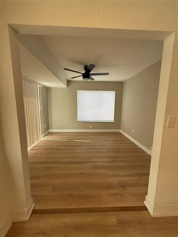 a view of an empty room