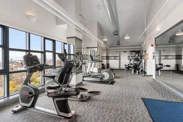 a front view of a building