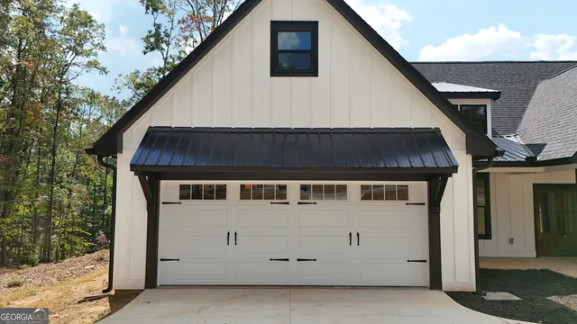 a view of a house with a balcony