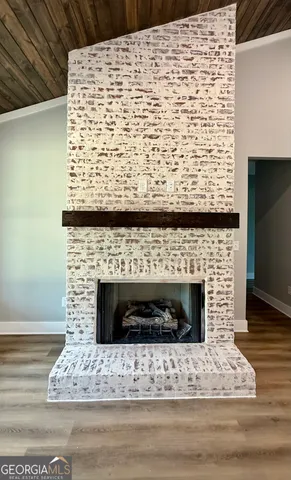 a view of fireplace