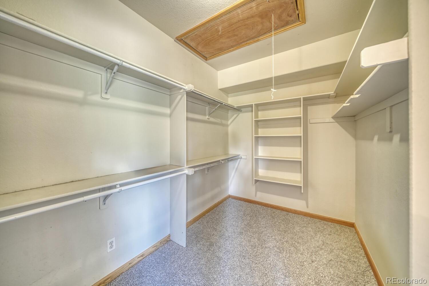 50 Ridge Lane Bailey, CO 80421 - Photo 15 of 37 a view of an empty walk in closet