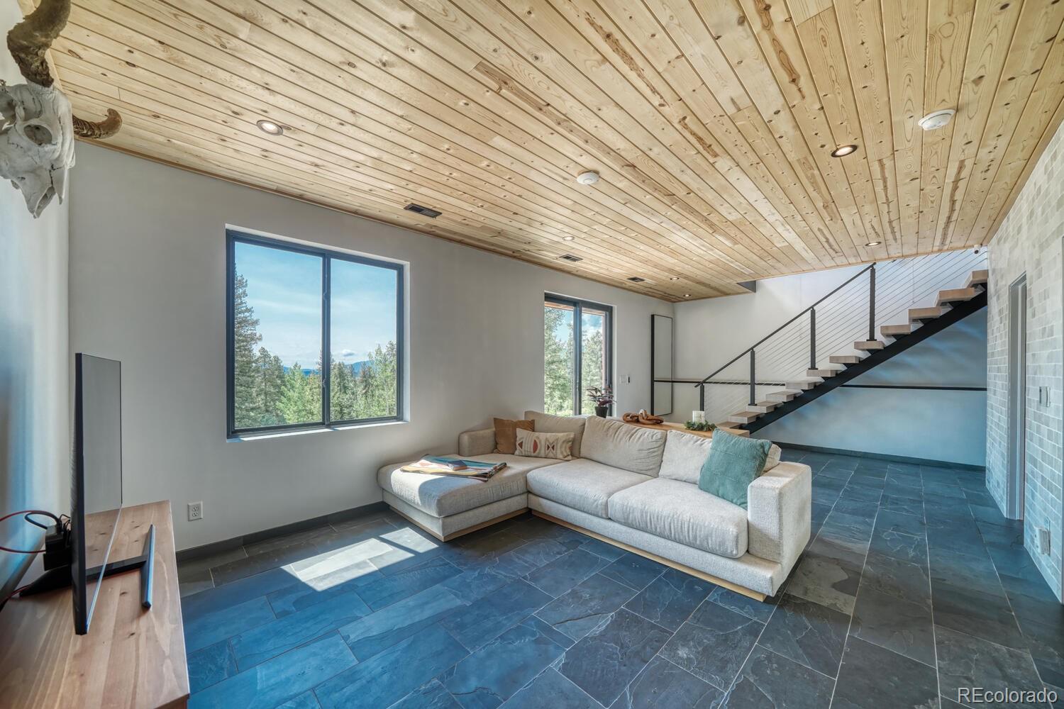 50 Ridge Lane Bailey, CO 80421 - Photo 17 of 37 a living room with furniture and a window