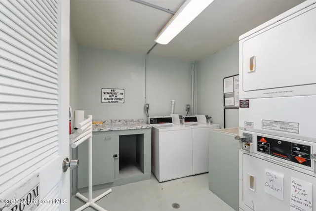 a room with storage and utility