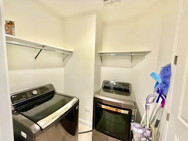 a view of city from a balcony