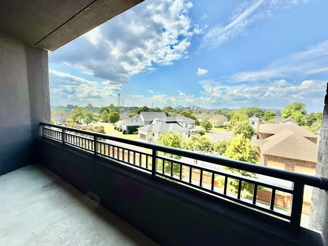 a view of balcony with workspace