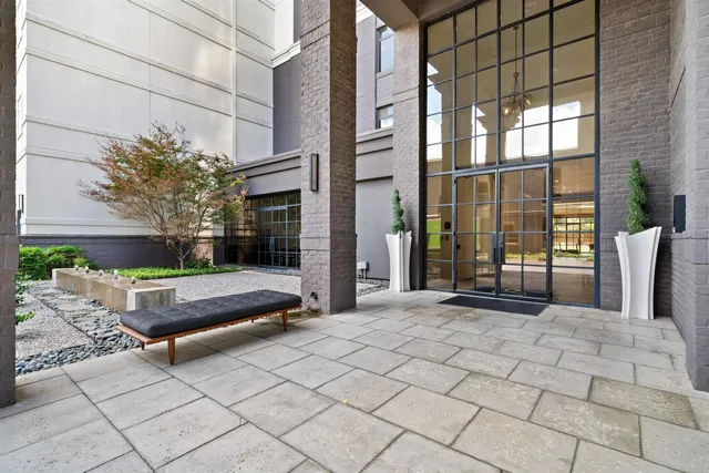 a view of outdoor space with seating area