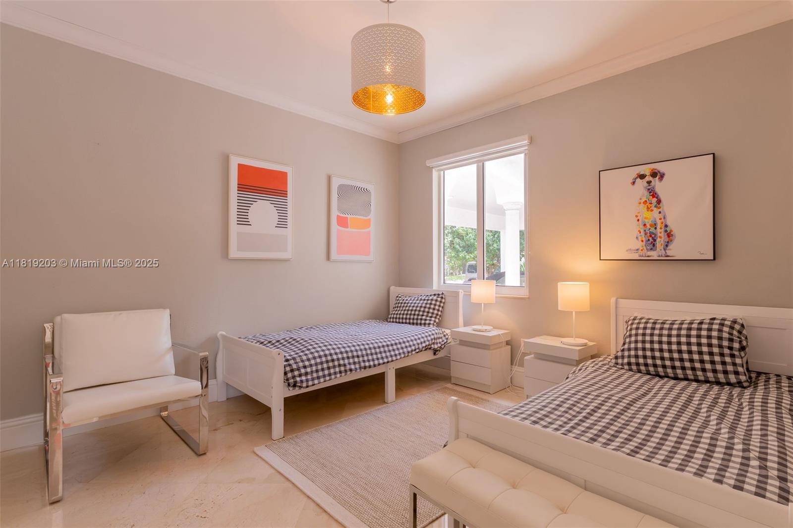 9532 Southwest 124th Terrace Miami, FL 33176 - Photo 17 of 30 a bedroom with a bed and a window