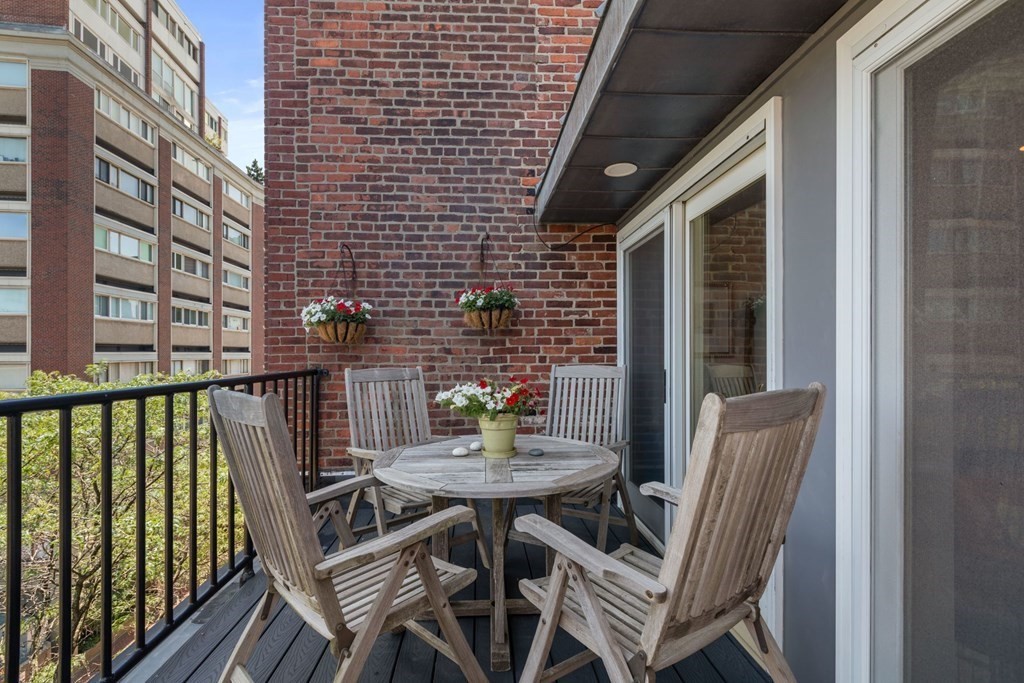 220 Commercial Street, Unit 5A Boston, MA 02109 - Photo 13 of 40 a deck view with a seating space