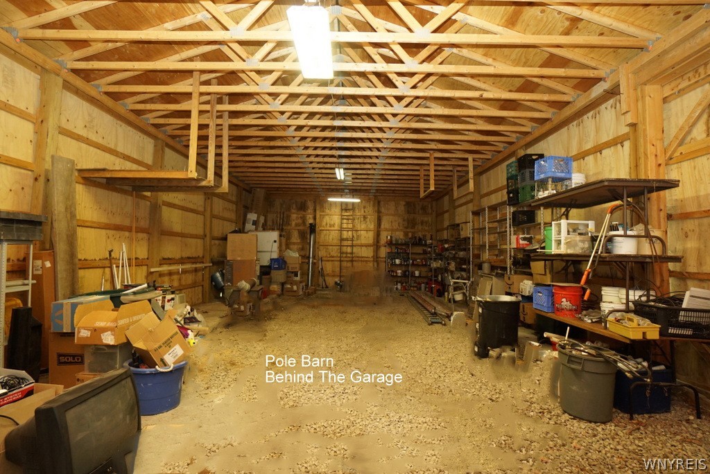 13402 Main Street Newstead, NY 14001 - Photo 16 of 17 Extra large pole barn!