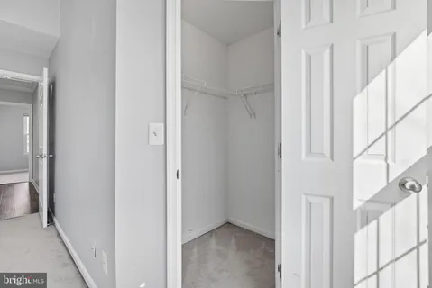 a view of an entryway with hallway