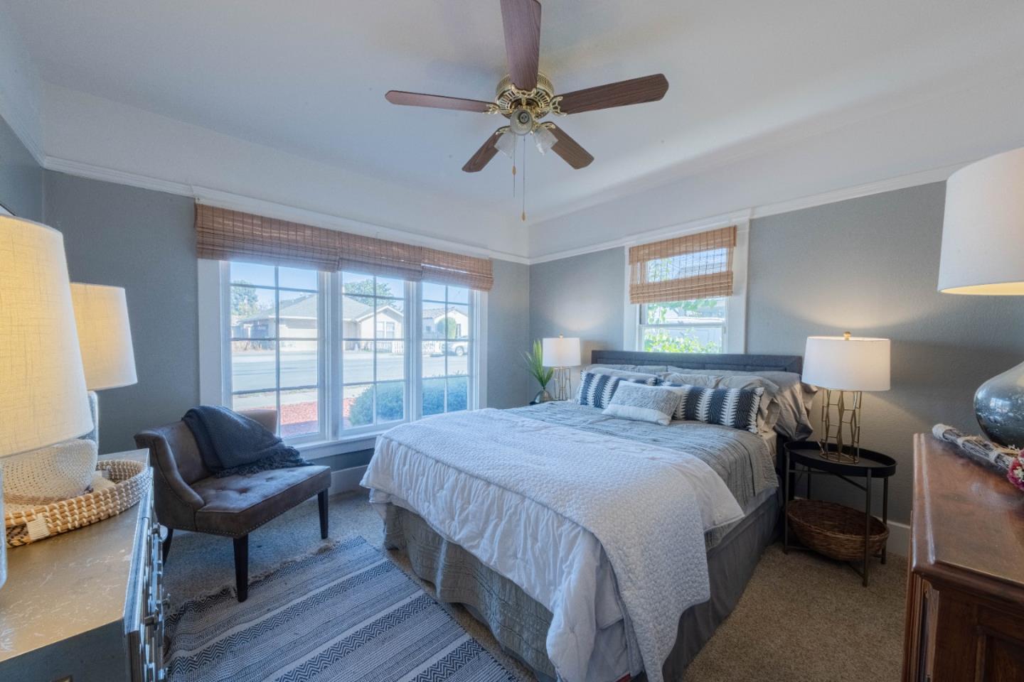 18 Chestnut Street Salinas, CA 93901 - Photo 17 of 32 a bedroom with a bed and a couch