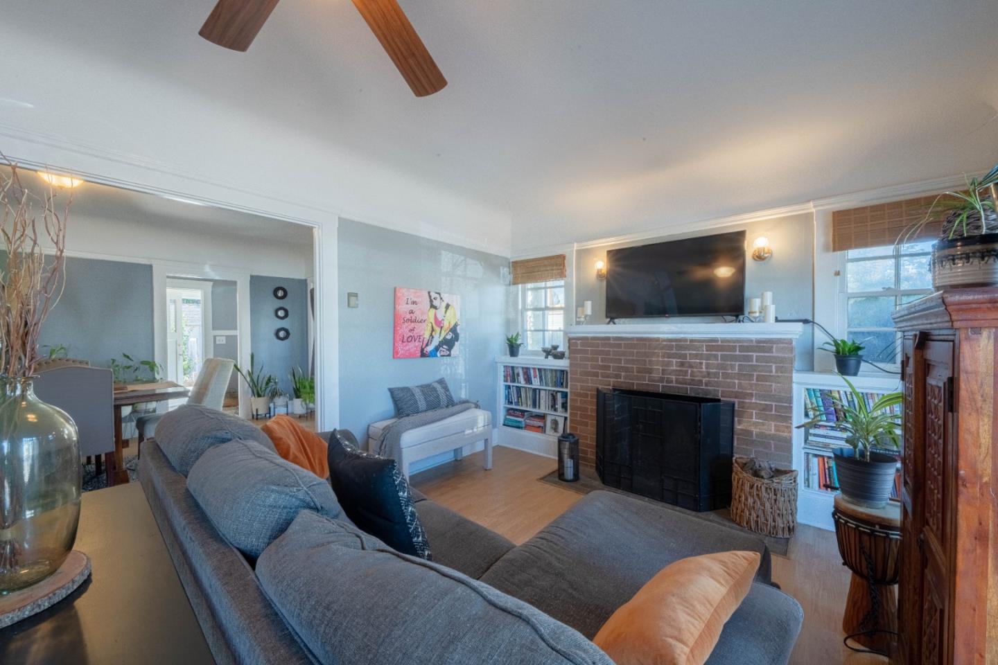 18 Chestnut Street Salinas, CA 93901 - Photo 7 of 32 a living room with furniture and a fireplace