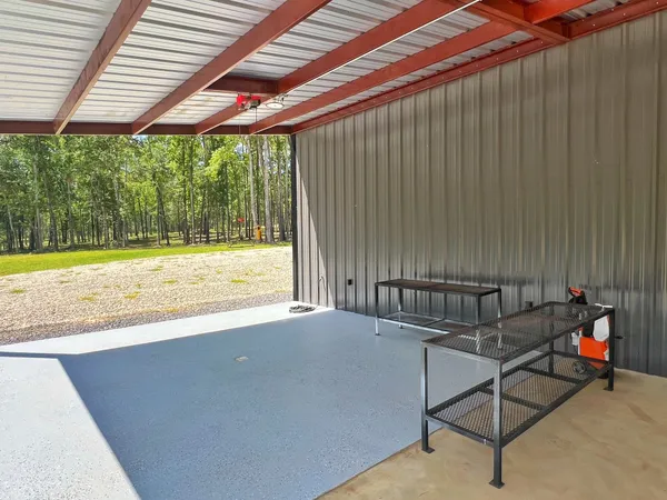 a view of storage and utility room
