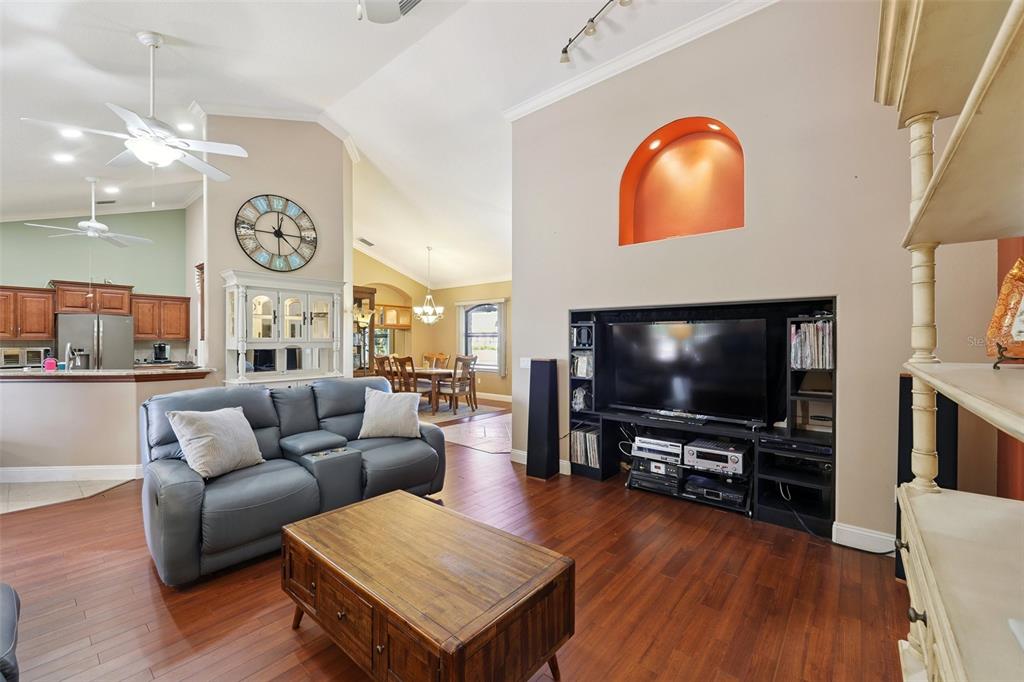 2002 Palm View Road Sarasota, FL 34240 - Photo 12 of 34 a living room with furniture and a flat screen tv