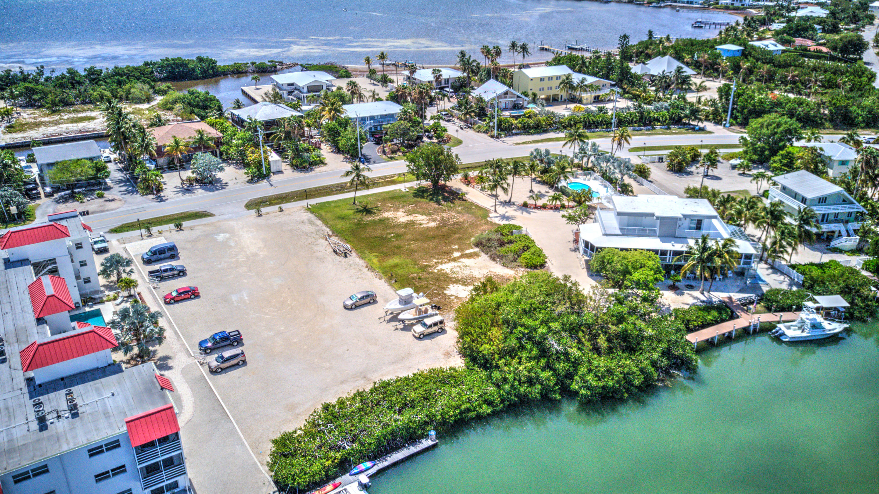 Sombrero Beach Road Marathon, FL 33050 - Photo 5 of 11 an aerial view of residential houses with outdoor space and swimming pool
