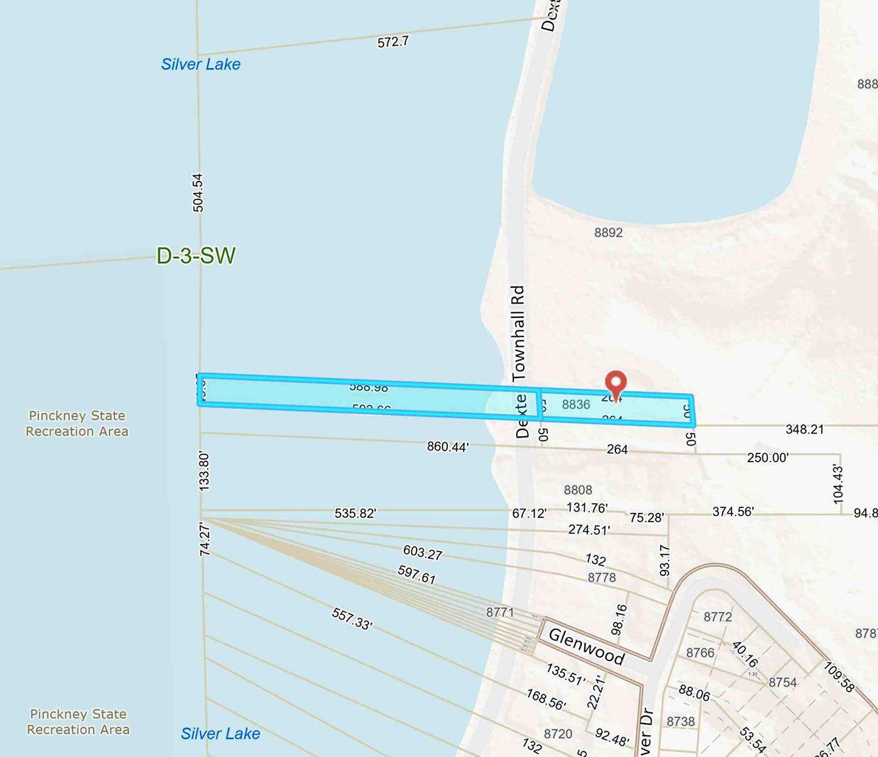 8836 Dexter Townhall Road Pinckney, MI 48169 - Photo 1 of 10 Plot map