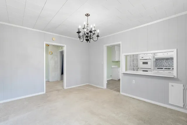 a view of an empty room with window