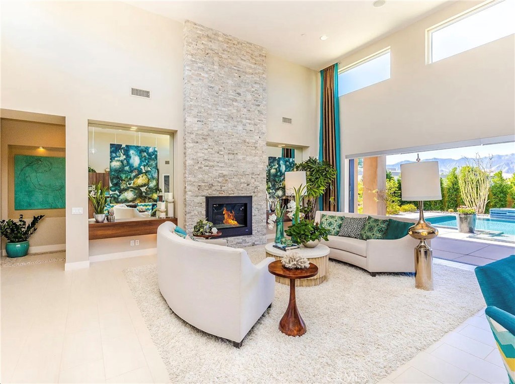 3 Via Merenda Rancho Mirage, CA 92270 - Photo 10 of 72 Stoned Fireplace