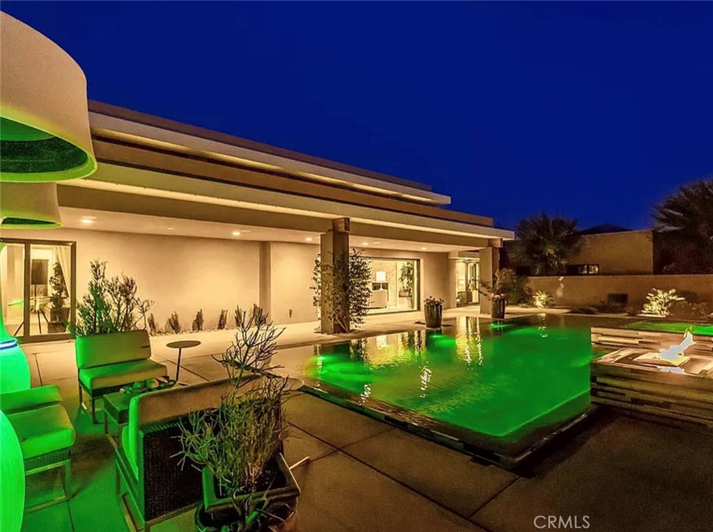 3 Via Merenda Rancho Mirage, CA 92270 - Photo 71 of 72 Twilight View Backyard