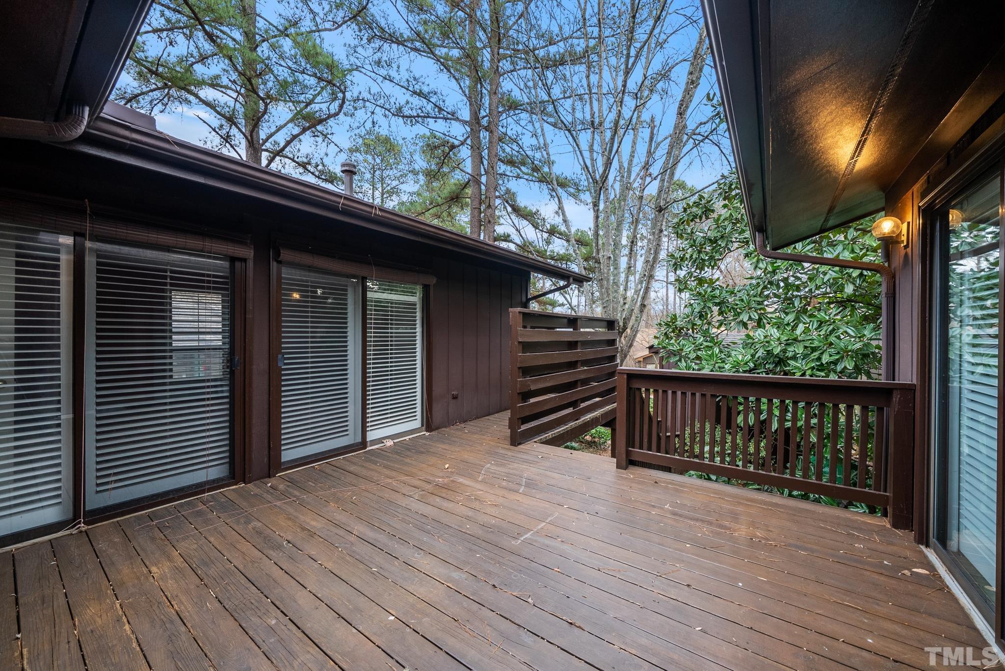2742 Rue Sans Famille Raleigh, NC 27607 - Photo 17 of 21 a view of outdoor space with deck and backyard